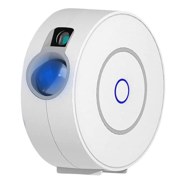 Smart Galaxy Projektor LED Stjerneklar Natlampe, Nebula Loftlampe App og Stemmestyring White