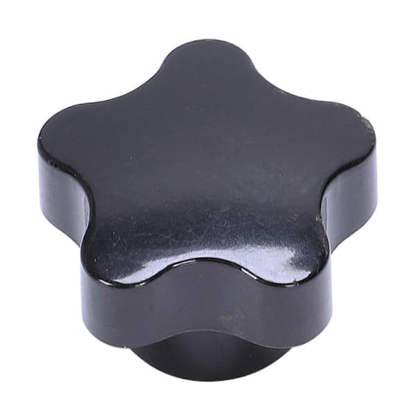 5 stk M8 innvendig gjenge 32 mm stjernehode klemknapphåndtak black