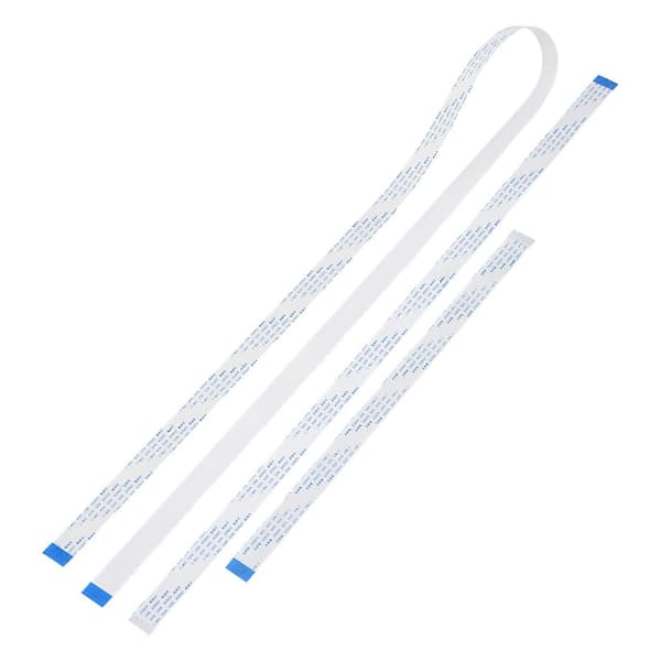 Fictory FFC-kabel 3-pack FFC Platt Flexibel Kabel, 15 Stift, 30cm, 50cm, 100cm, Kamerakabel för Raspberry Pi-modul