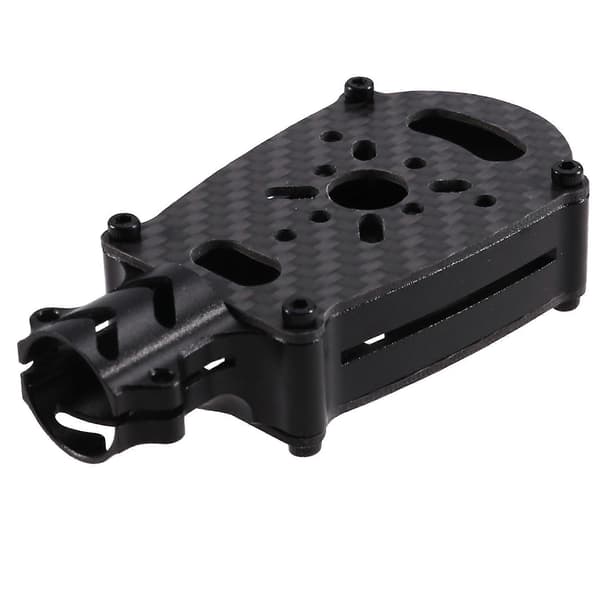 Universal 16MM motorbeslagbase til luftfotografering Quadcopter Hexacopter Octocopter Multi-Rotor Drone Black