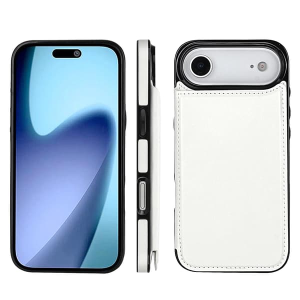 NKOBEE Wallet Case Compatible with iPhone 17 Air Roséguld