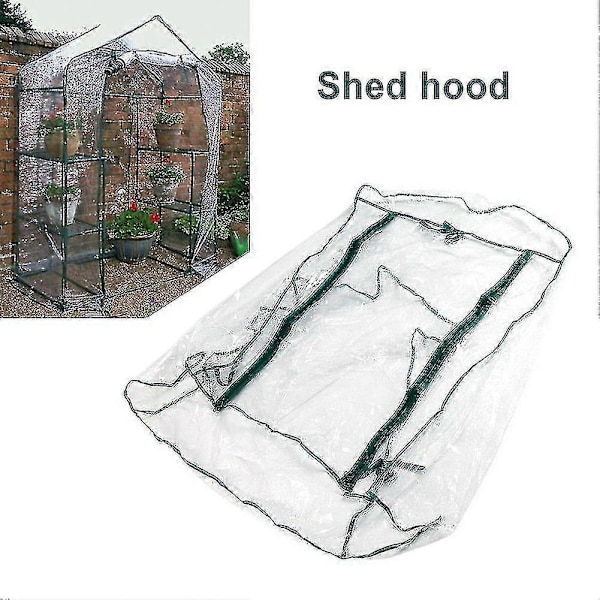 Växthus Plast Hopfällbart Transparent Skydd Blomma Bonsai Växt Skyddande Odlingstält Qinhai
