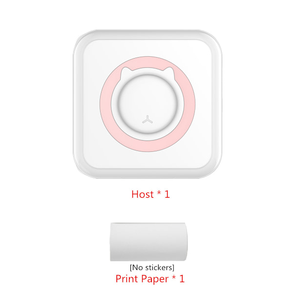 Termiske ble Bluetooth-printere 57 mm Mini Trådløs POS Termisk Billede Fotoprintere Kompatible med Android IOS Mobiltelefon FLYE1984 B