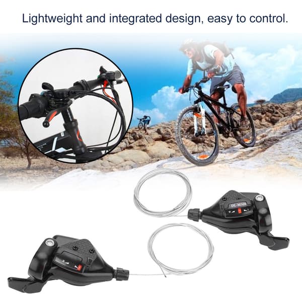 1 Pair Triple Speed Shifters for Bicycle, Left/Right Shifter (3x9-speed)