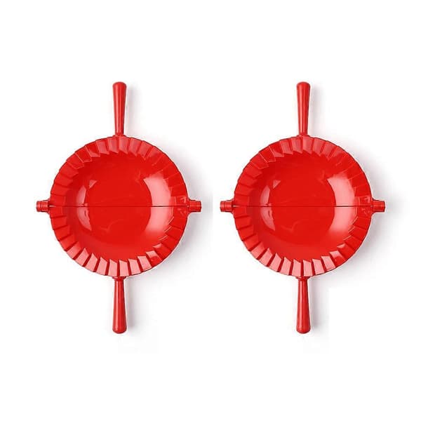 Manuell Dumplingform Gjenstand Stor Rød Plast Dumplingform Husholdnings Matkvalitets Dumplingform Klips Red