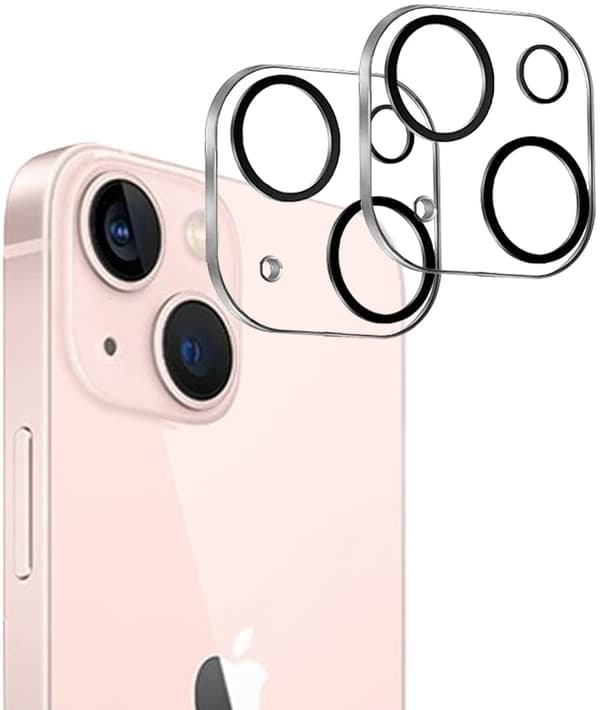 [2-Pack] Kompatibel med iPhone 14 Plus Härdat Glas Linsskydd 30