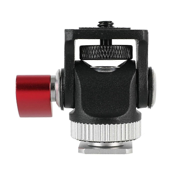 Mini Monitorfeste Stativ Cold Shoe Adapter Aluminiumlegering 1/4 Tommers Skrue for Blits Mikrofon LED