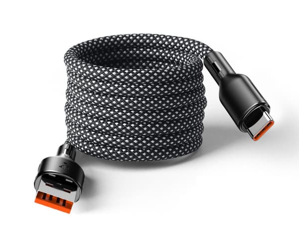MagnoLoop – Smart Magnetisk Ladekabel Svart Black one size
