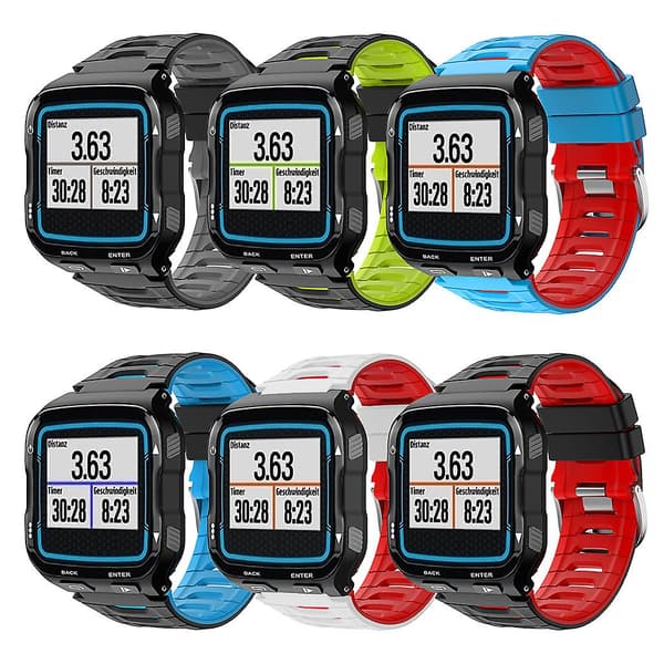 Silikonebånd til Garmin-Forerunner 920XT Smartwatch Armbånd Loop Armbånd Black blue