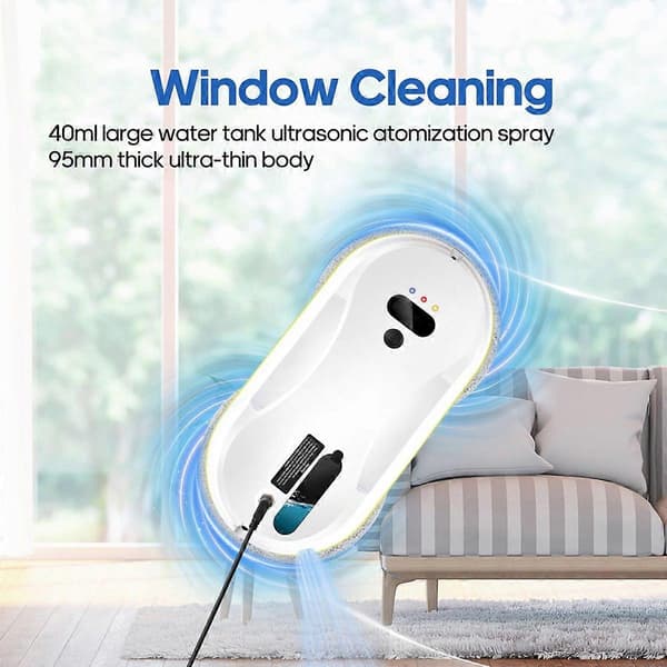 Automatic Household Window Cleaning Robot with Remote Control, Electric Window Wiper