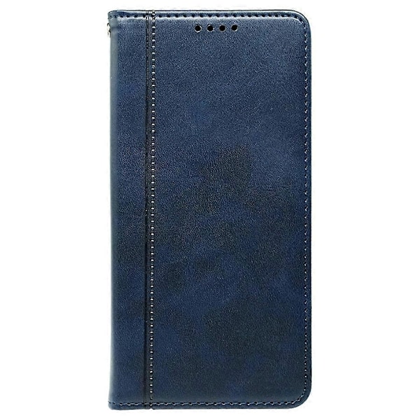 Kompatibelt med Nothing Phone (3a) Fodral Dold Magnetisk Stängning Kalvtextur Läder Telefonskal - Röd-Perfekt Blue