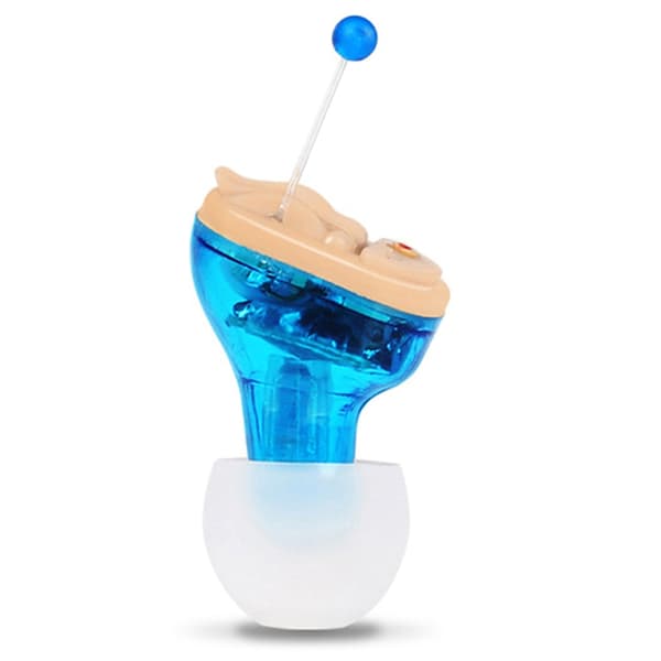 Mini-kuulolaite, huomaamaton korva-avustin vanhuksille - Perfet blue