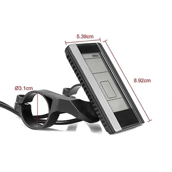 Elcykler 800S LCD Navigationsmåler til Central Motor BBS01 BBS02 CAN Protokol Måler Bluetooth Display Black