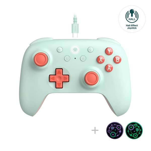2025 Seneste Model Ultimate 2C Hall Effect Joysticks og Hall Triggers Kablet Controller til Windows PC og Android, med Omkonfigurerbar L4/R4 B