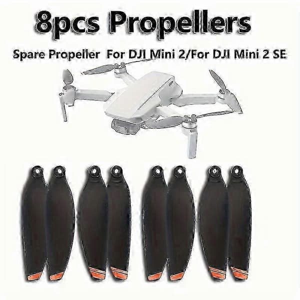 8 stk. propeller for DJI Mini 2 SE/ Lavstøypropeller/ Tilbehør for DJI MINI SE