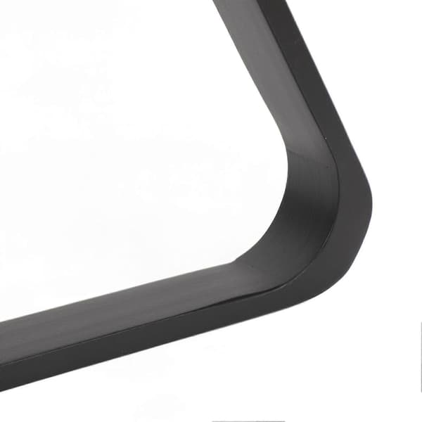 Triangulär rack i trä för biljardbollar, 57,2 mm, 9 bollar, svart