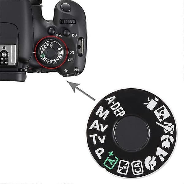 Til Canon EOS 600D Mode Dial Jern Pad Not Specified