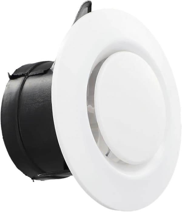 Stilig taklufttilførsel, monterbar grilldiffuser (100 mm) 100 mm