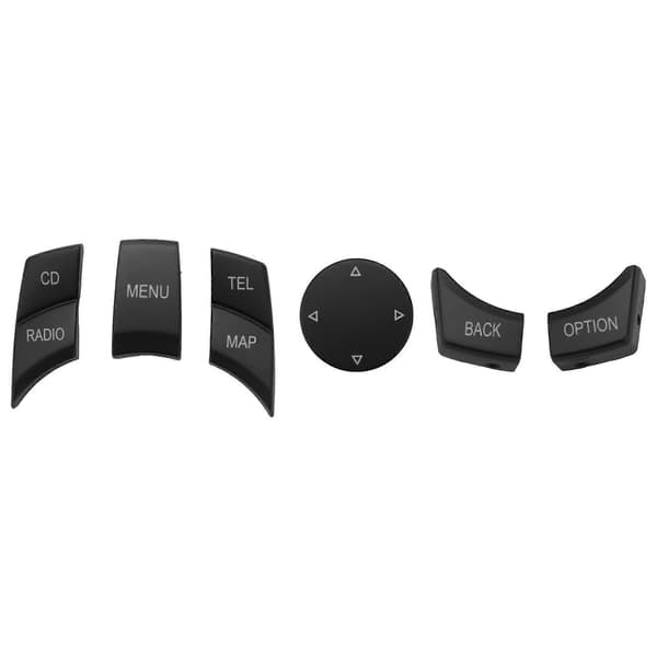 Interiør bil CIC IDrive multimediaknapp menyknapp for- X1 X5 X6 E-serie E87 E90 E91 E92 E60 E8 Black