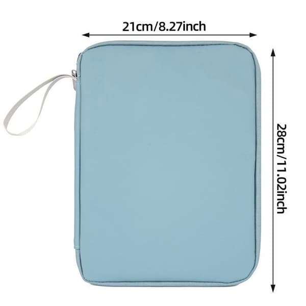 KOTSREN TABLETETUI - Til 10-11\" tablets og laptops - PU-læder - Blå - 21 x 28 cm