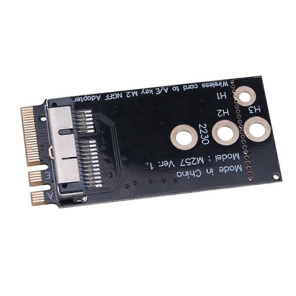 Til A1466 BCM94360CS2 Trådløst Netværkskort til NGFF Adapterkort M.2 Key A/E Adapter til Mac OS Black