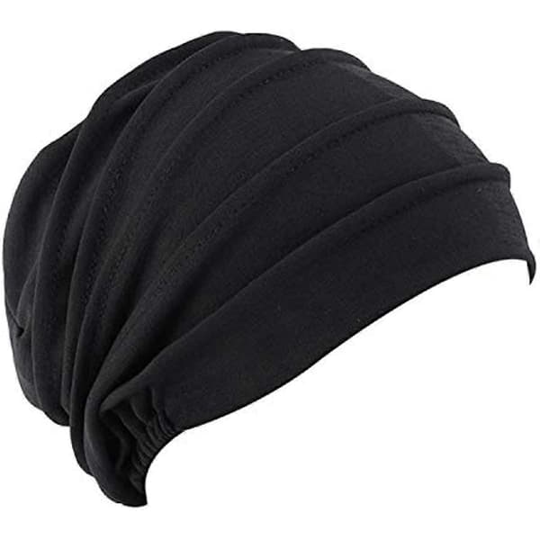 IBLUELOVER Bomull Sovehette Dame Lue Kjemolue Elastisk Turban Hodeplagg Lue Nattlue for Hårskjønnhet Dame Hodeplagg Pink