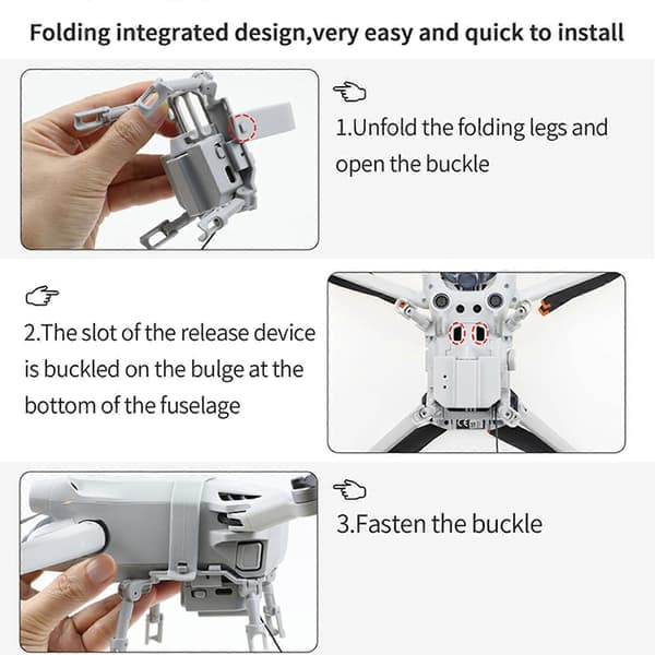 Lastsläppanordning Multi-scenario Applikationsdrontillbehör för DJI Mini 3/Mini 3 Pro Drönare