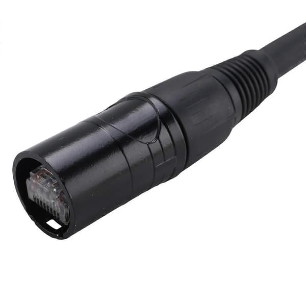 CAT6 Ethercon -kaapeli EtherCON-yhteensopiva RJ45-liitin, 3 metriä
