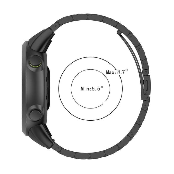 Til Garmin Forerunner 45/45S/Swim 2 Quick Release Urrem Metal Urrem Udskiftningsrem Multicolor Silver