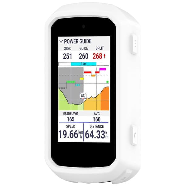 Cykeldator Silikonskydd For Garmin Edge 550 White