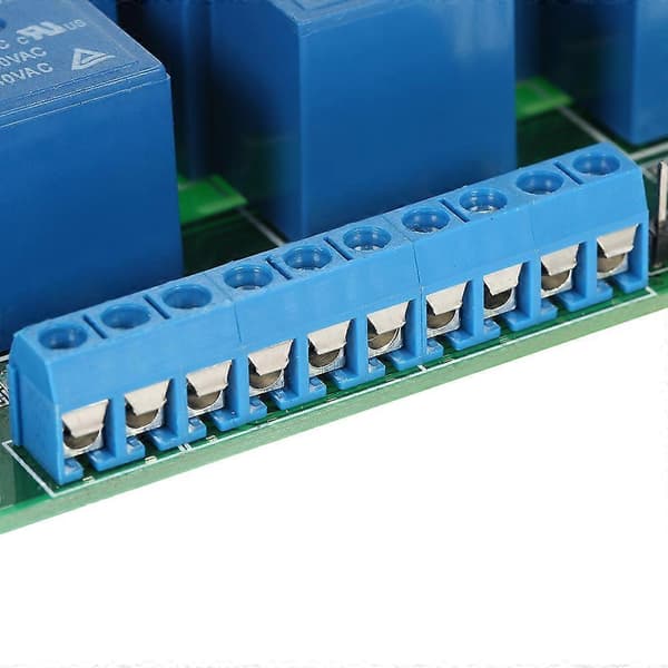 4-kanals DC 12V 30A Relémodul Kontrollkort Optokobler Isolasjon Høy/Lav Trigger