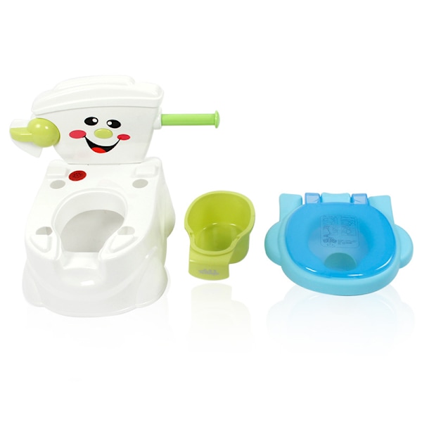 Animoidut mallit ble vauvan potta, lasten WC-istuin, harjoitus oraali lapsille ja lapsille, WC Blue