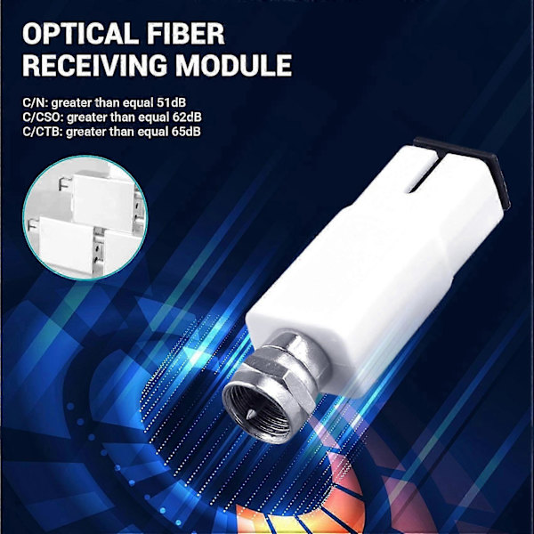 10 stk. Passiv Ftth Optisk Receiver Kompatibel med Catv Mini Node Catv Passiv Mini Ftth Optisk Receiver