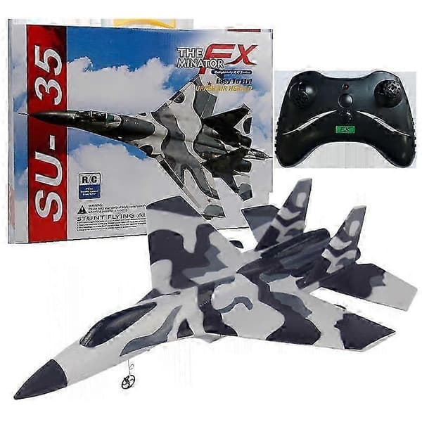 FX-820 2.4G 2CH SU-35 Glider Vingspann RC Flygplan RTF Plan UAV Julklapp