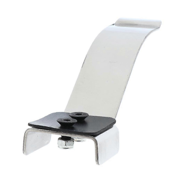 Rustfrit stål scooter flex bremse 100mm/110mm scooter tilbehør sort Silver