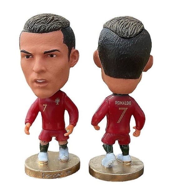 VM 2022 Portugal Ronaldo Atlet Mini Action Doll Sport Modell Doll Fotbollsstjärna
