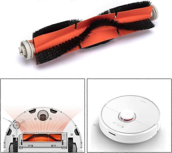 Sett med 4 erstatningshodebørster og tilbehør kompatible med Xiaomi Roborock