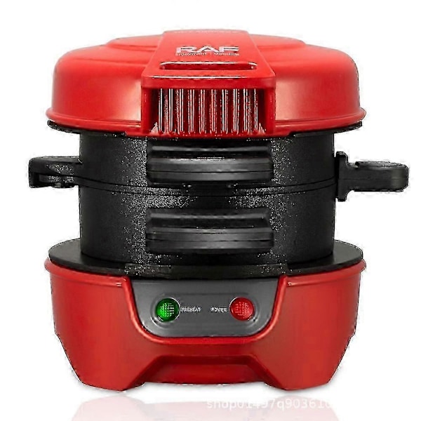 Raf R.666 Burger Maker Multifunksjonell Hamburgerpresse Sandwichmaskin, EU-plugg (BPA-fri, ingen FDA)