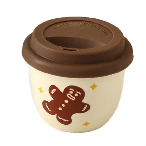 1 * keramisk kaffemugg, keramik, som visas