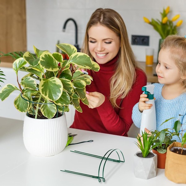 4 st Växtbevattningsanordningar, Terrakotta Bevattningspiggar Självbevattningskruka Insats Växtbevattningsglober för Inomhus Utomhusväxter Automatisk Semesterbevattning green