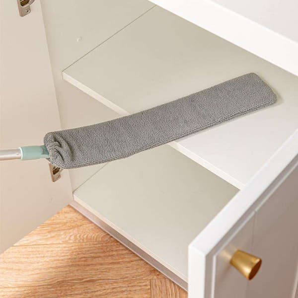 Helpompi puhdistus sohvan alta Puhdistusmoppi - Easyclean - Pölyhuiska hopea Silver silver