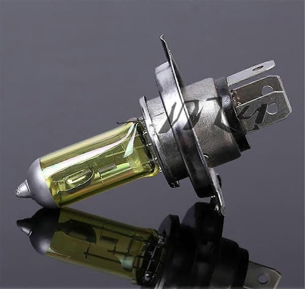 H4 55W 12V Gule Tåkelys Halogenlys Høy Effekt Frontlys Bil Lys Kilde parkering Hode auto 60/55W 3000K 55W