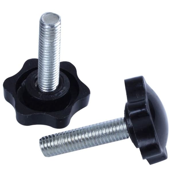 8 sorte stjernegreb M8 x 30 mm med 32 mm udvendigt gevind