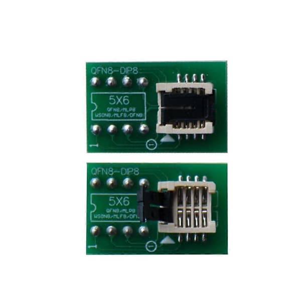 QFN8/WSON8/MLF8/MLP8/DFN8 TIL DIP8 Programmer, 6X5mm IC-brikkesokkel