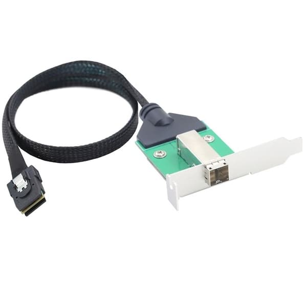 Ekstern dataserverkabeladapter Mini SAS HD SFF-8644 til Mini SAS SFF-8087 36P hann