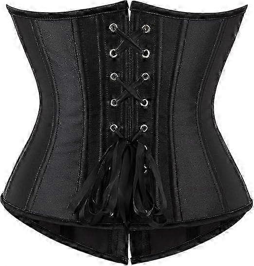 Bustier Korset Under Bryst Kvinder Black L