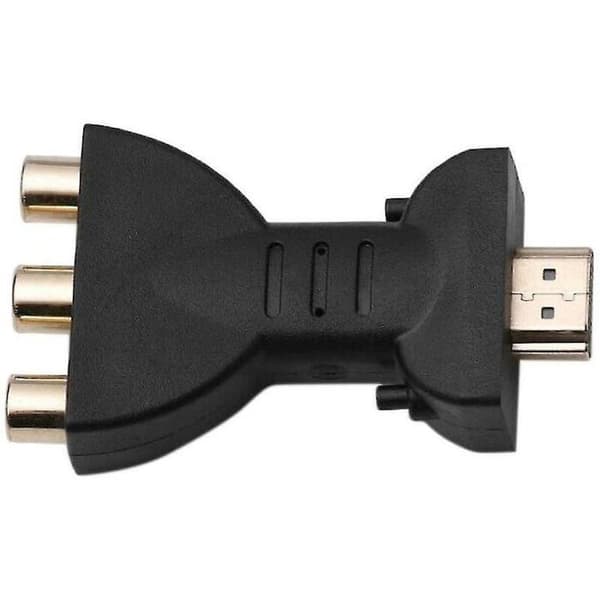 HDMI han til 3 RCA hun Komposit AV Audio Video Adapter Konverter-- .