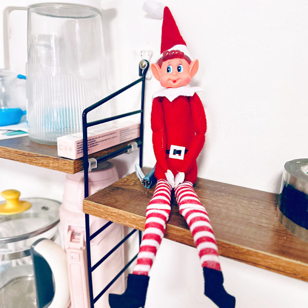 Julgåva 15.7 tum Elf On The Shelf Jultradition Docka red