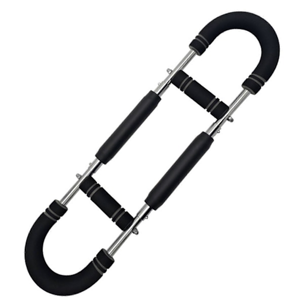 Twister Armtränare - Justerbar Fjäder Träningsstång för Underarm, Triceps & Bröstförstärkning, Portabel Hemmaträningsutrustning Grey