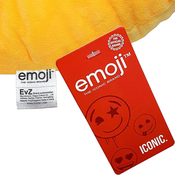 EvZ Emoji Solglasögon Ansikts Emoji Kudde Fylld 32cm Gul